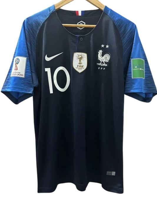 Koszulka Piłkarska Francja MŚ 2018 Home Retro