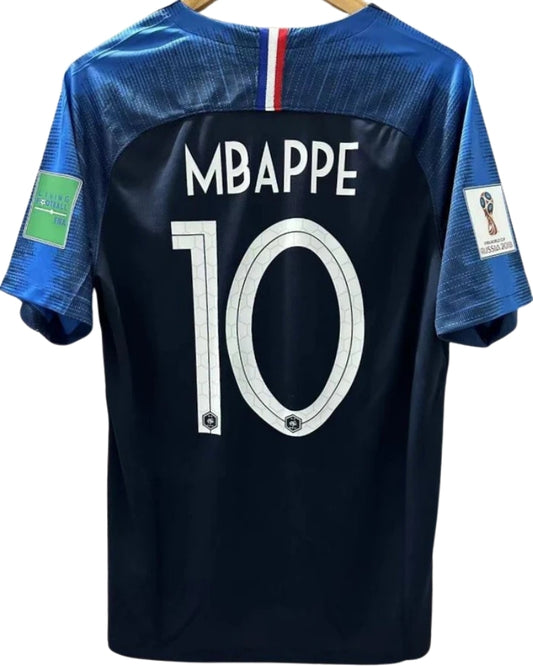Koszulka Piłkarska Francja MŚ 2018 Home Retro