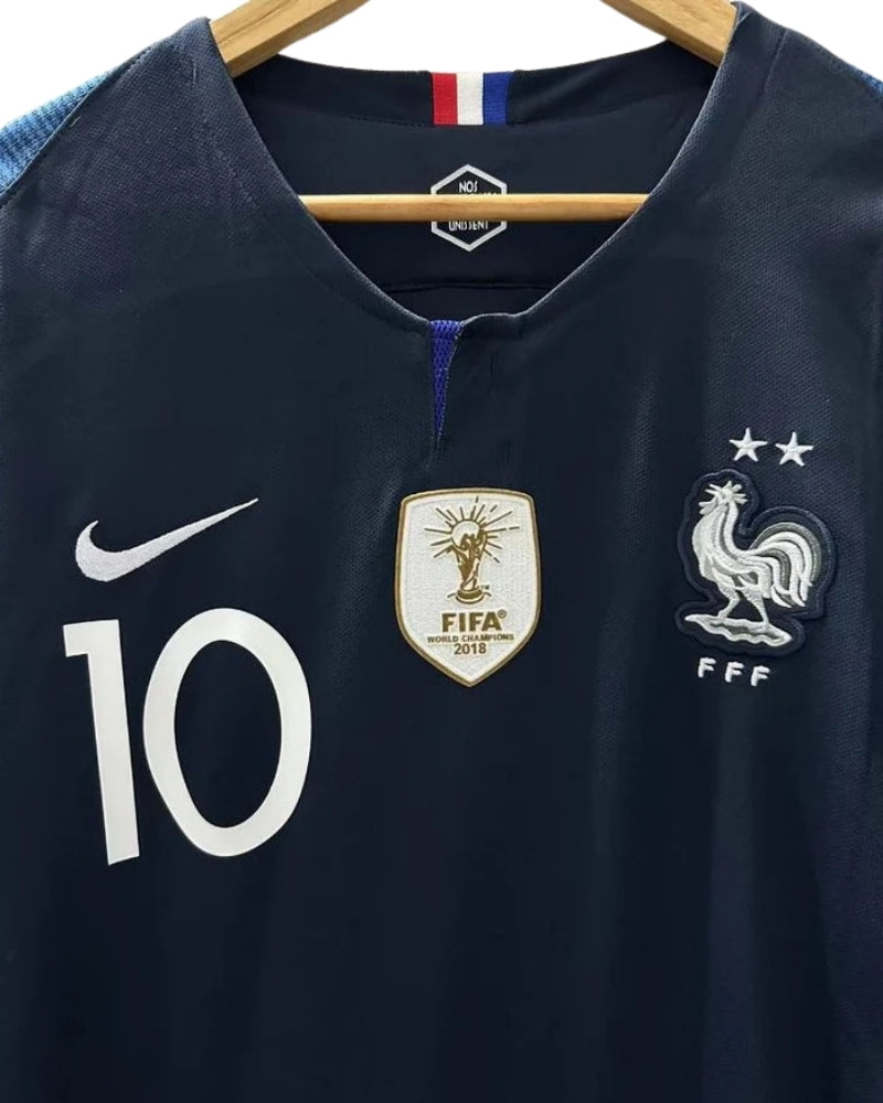 Koszulka Piłkarska Francja MŚ 2018 Home Retro
