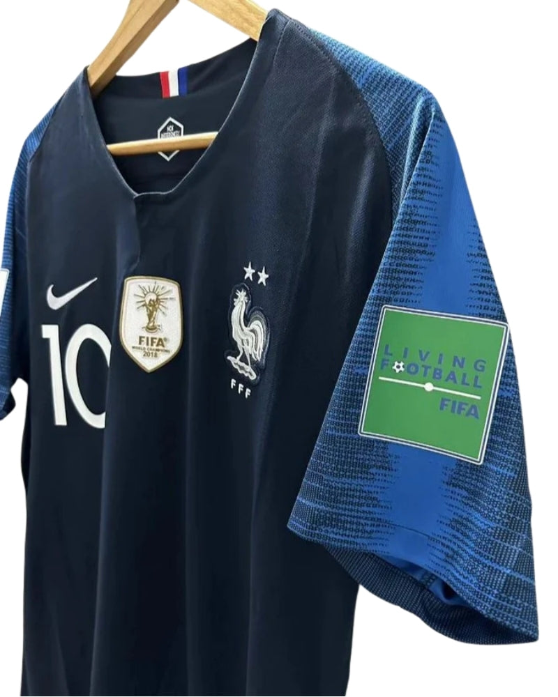 Koszulka Piłkarska Francja MŚ 2018 Home Retro