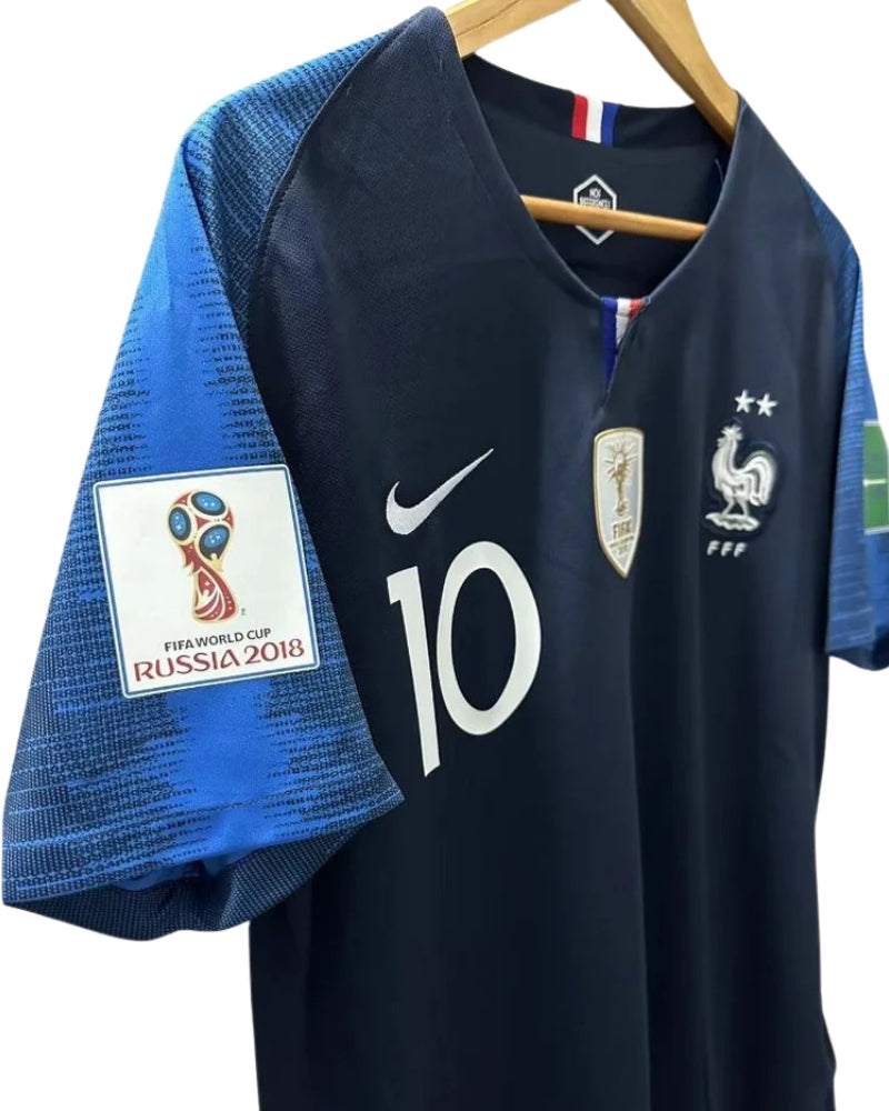Koszulka Piłkarska Francja MŚ 2018 Home Retro