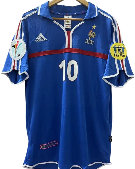 Koszulka Piłkarska Francja Euro 2000 Home RETRO
