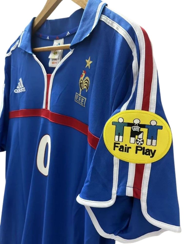 Koszulka Piłkarska Francja Euro 2000 Home RETRO