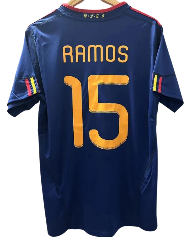Koszulka Piłkarska Hiszpania MŚ 2010 Away Retro