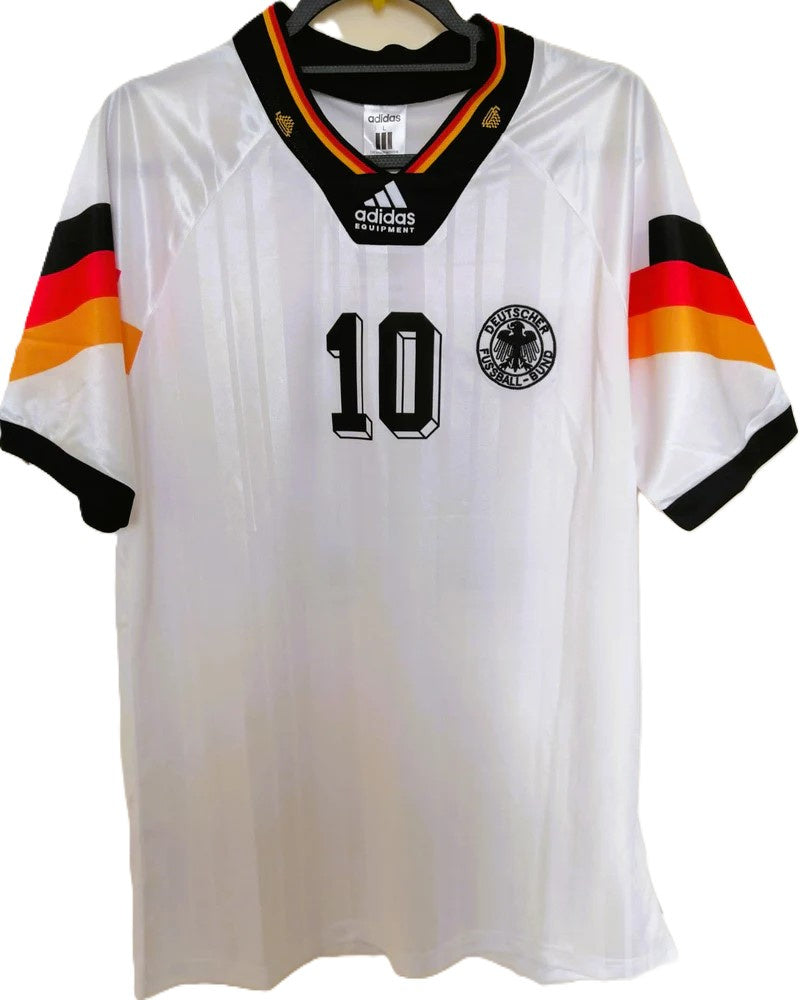 Koszulka Piłkarska Niemcy 1992 Home Retro