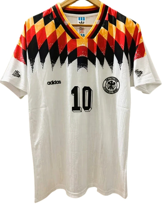 Koszulka Piłkarska Niemcy MŚ 1994 Home Retro