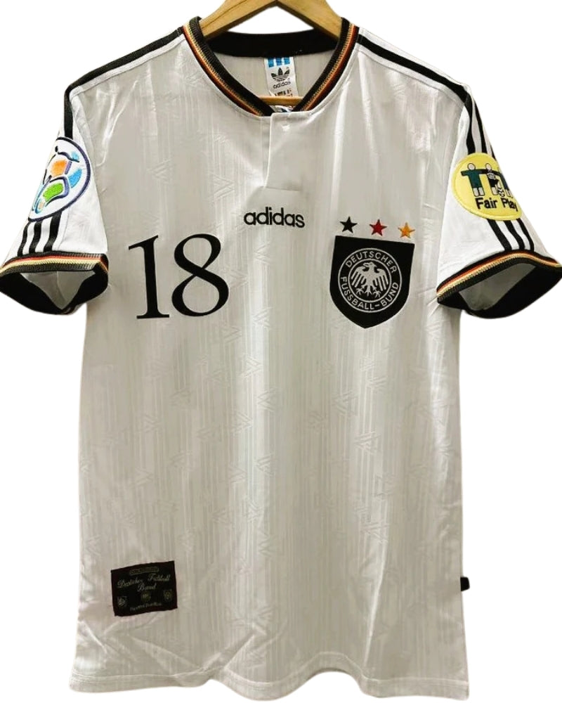 Koszulka Piłkarska Niemcy Euro 1996 Home Retro