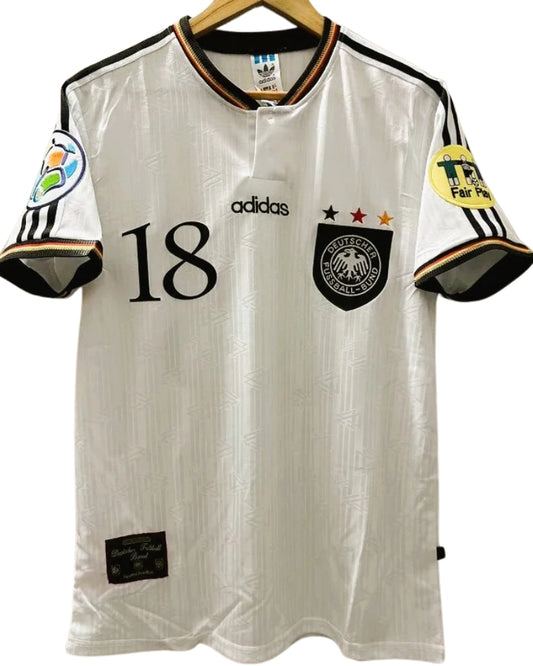 Koszulka Piłkarska Niemcy Euro 1996 Home Retro