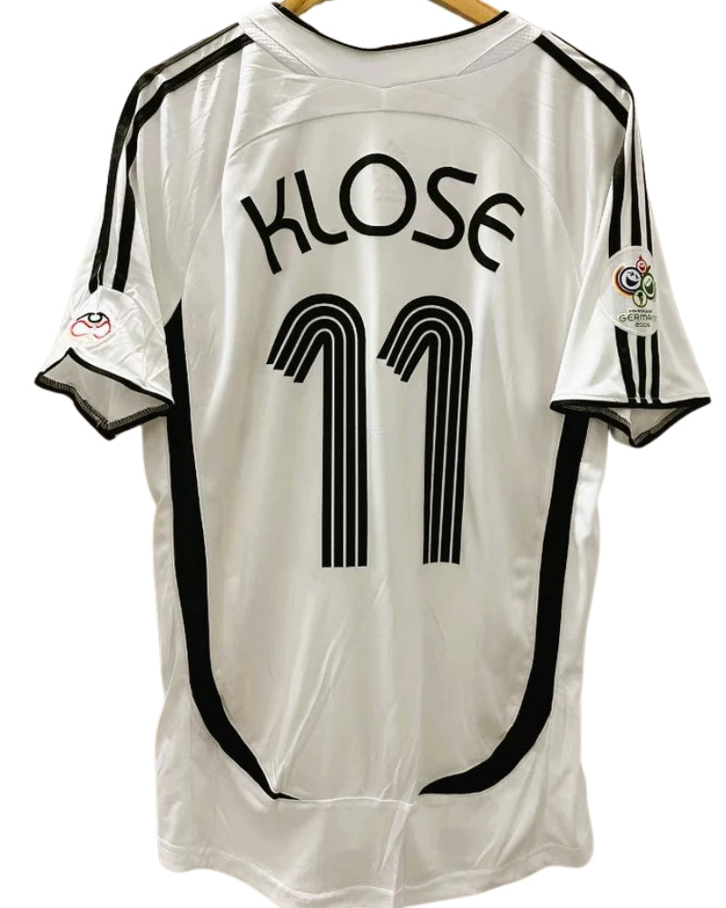 Koszulka Piłkarska Niemcy MŚ 2006 Home Retro