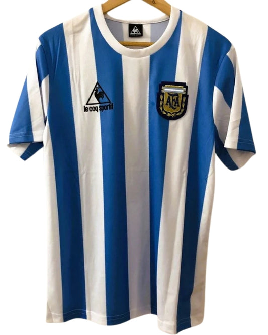 Koszulka Piłkarska Argentyna 1986 Home Retro