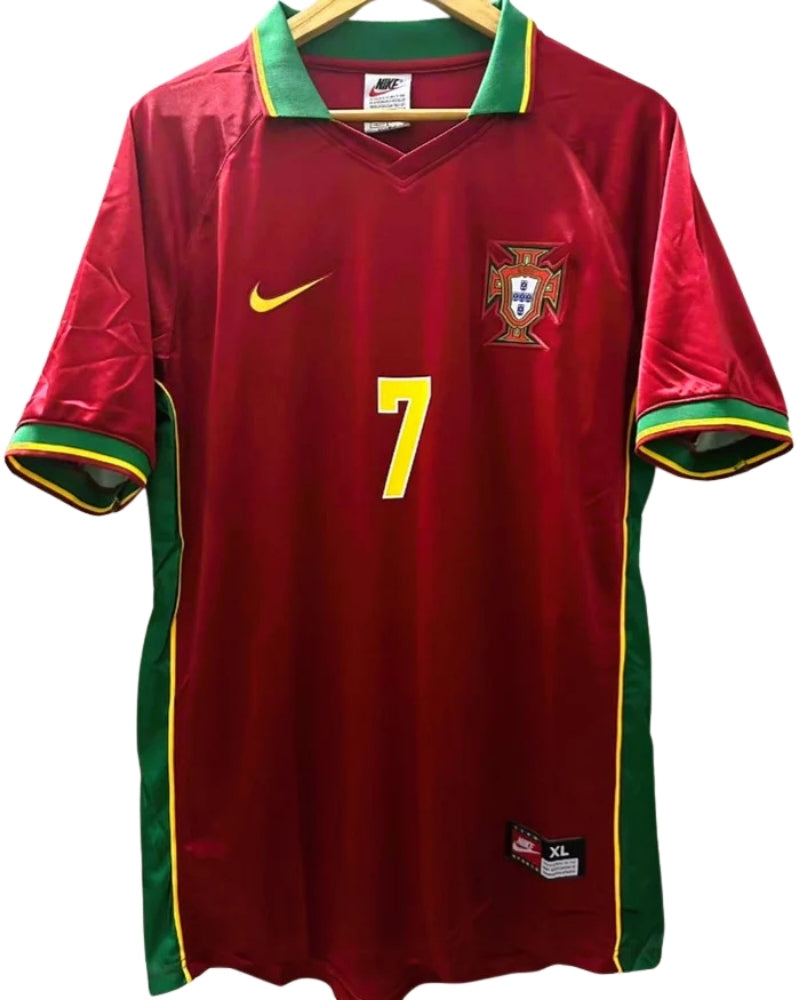 Koszulka Piłkarska Portugalia 1997/1998 Home Retro