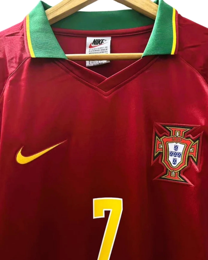 Koszulka Piłkarska Portugalia 1997/1998 Home Retro