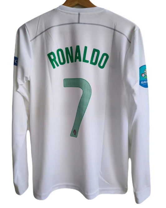 Koszulka Piłkarska Portugalia 2012 Away Retro Dł Rękaw