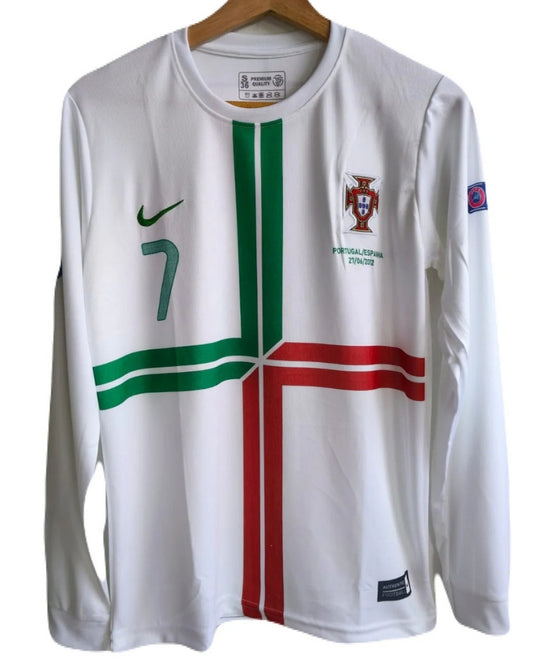 Koszulka Piłkarska Portugalia 2012 Away Retro Dł Rękaw