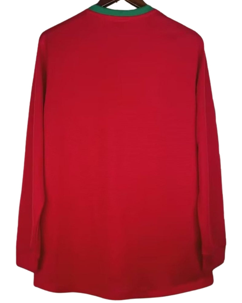 Koszulka Piłkarska Portugalia 2012 Home Retro Dł Rękaw
