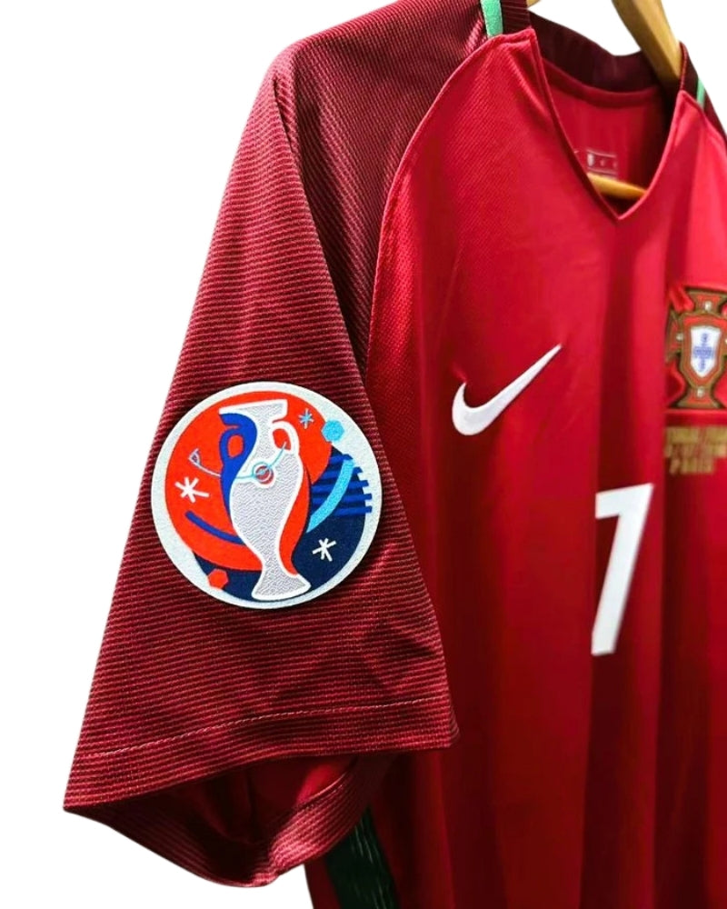 Koszulka Piłkarska Portugalia EURO 2016 Home Retro