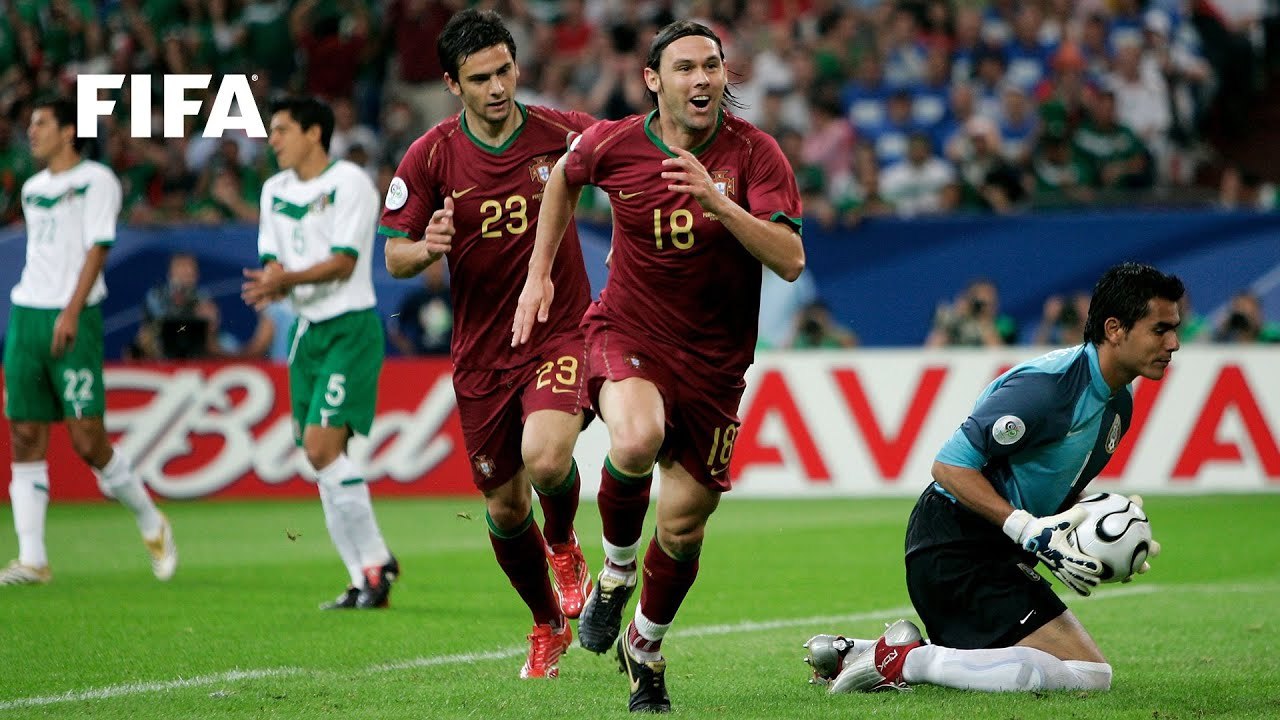 Koszulka Piłkarska Portugalia MŚ 2006 Home Retro