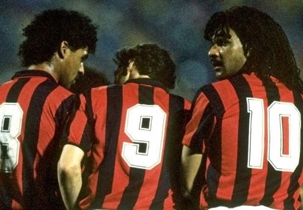 Koszulka Piłkarska AC Milan 1990/1991 Home Retro