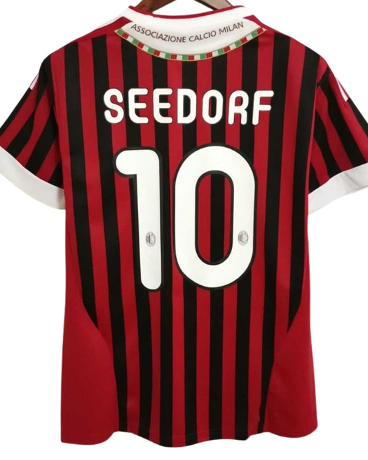 Koszulka Piłkarska AC Milan 2011/2012 Home Retro
