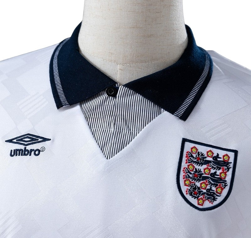 Koszulka Piłkarska Anglia MŚ 1990 Home Retro
