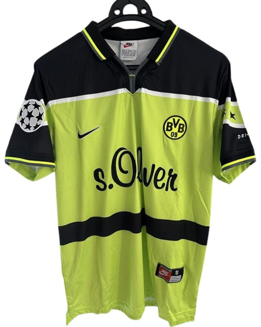 Koszulka Piłkarska Borussia Dortmund 1997/1998 Home Retro