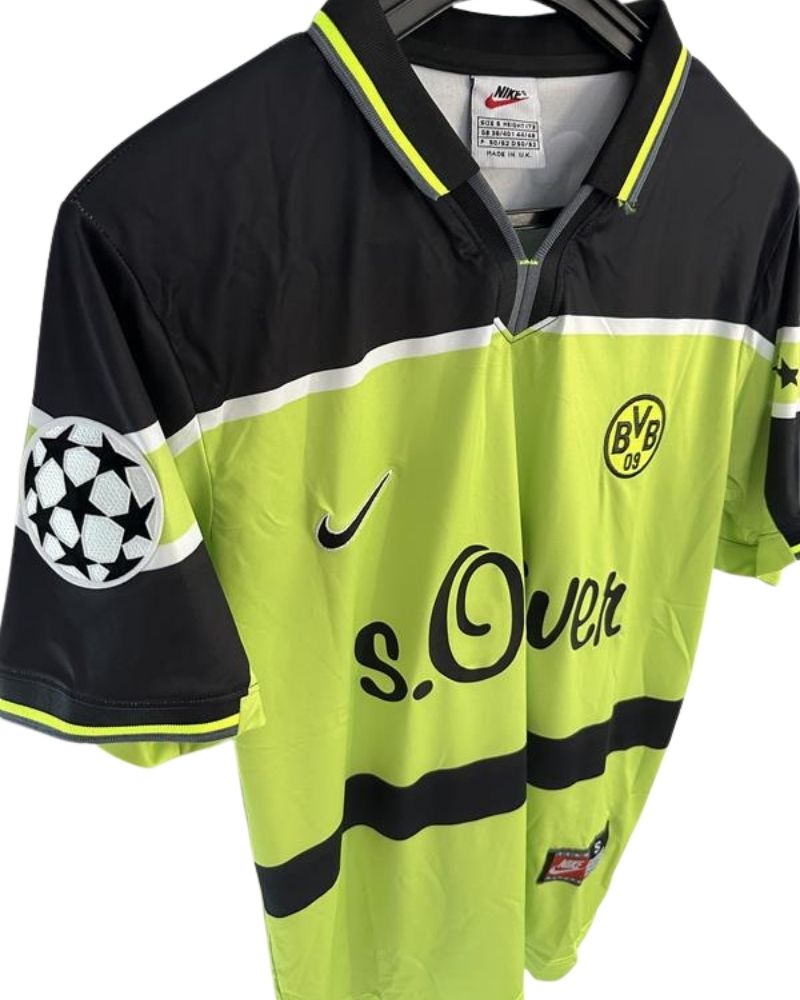 Koszulka Piłkarska Borussia Dortmund 1997/1998 Home Retro