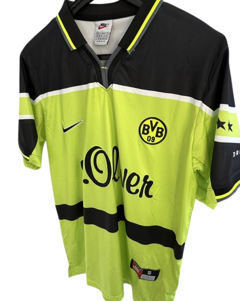 Koszulka Piłkarska Borussia Dortmund 1997/1998 Home Retro