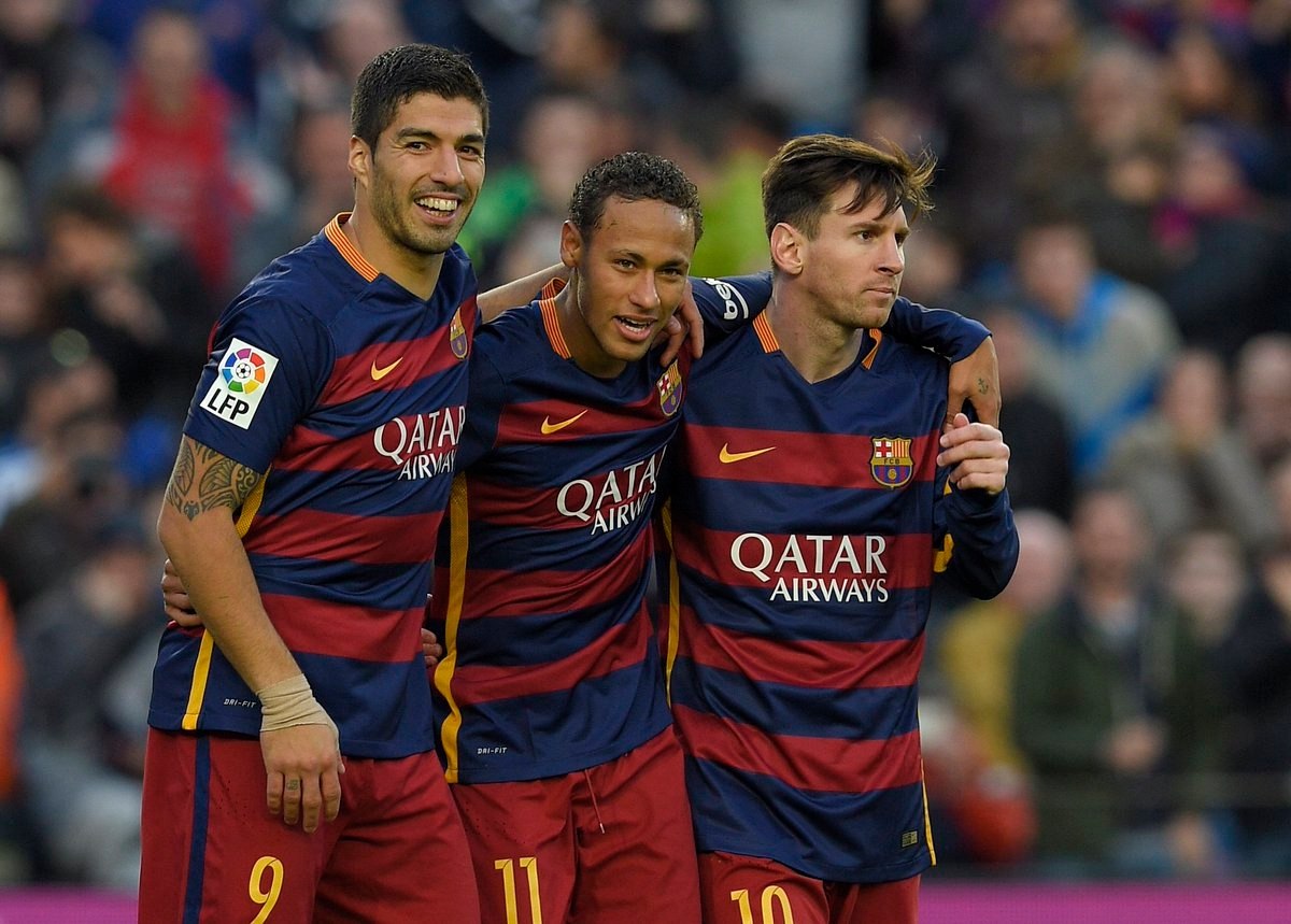 Koszulka Piłkarska FC Barcelona 2015/2016 Home Retro Długi Rękaw