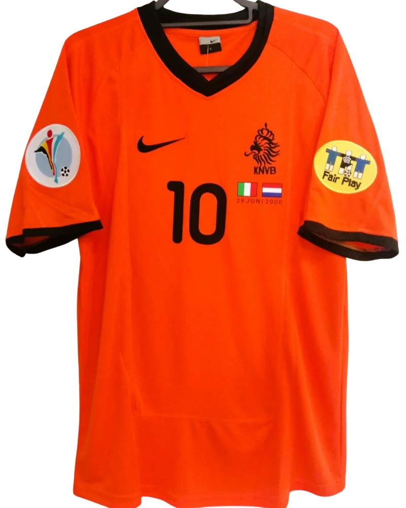 Koszulka Piłkarska Holandia Euro 2000 Retro Home