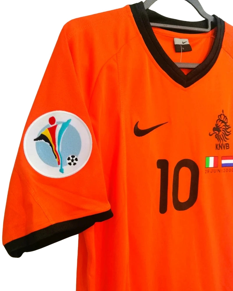 Koszulka Piłkarska Holandia Euro 2000 Retro Home