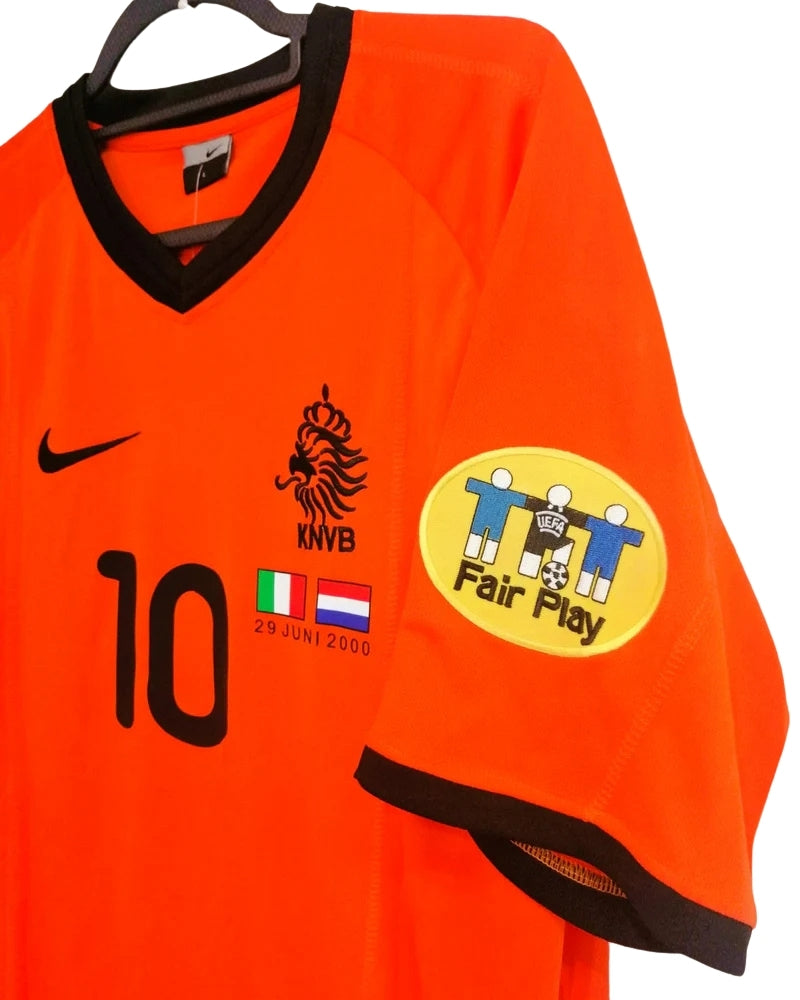 Koszulka Piłkarska Holandia Euro 2000 Retro Home