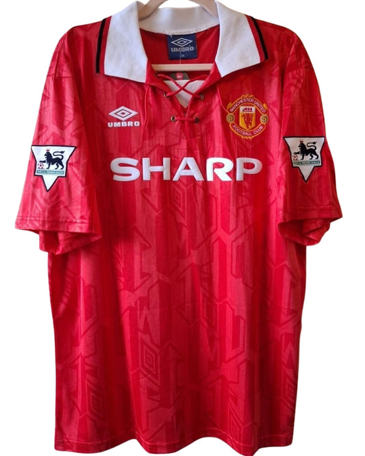 Koszulka Piłkarska Manchester United 1993/1994 Home Retro