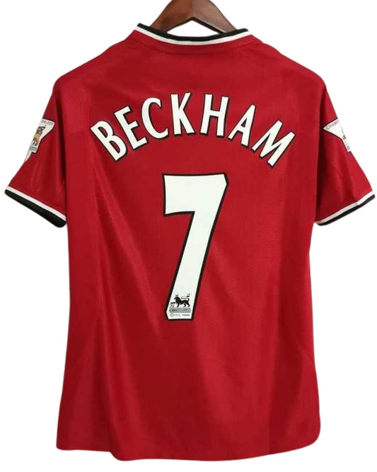 Koszulka Piłkarska Manchester United 2000/2001 Home Retro