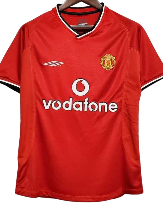 Koszulka Piłkarska Manchester United 2000/2001 Home Retro