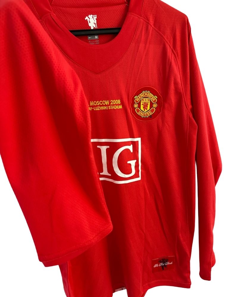 Koszulka Piłkarska Manchester United UCL Final 2008 Retro Dł Rękaw