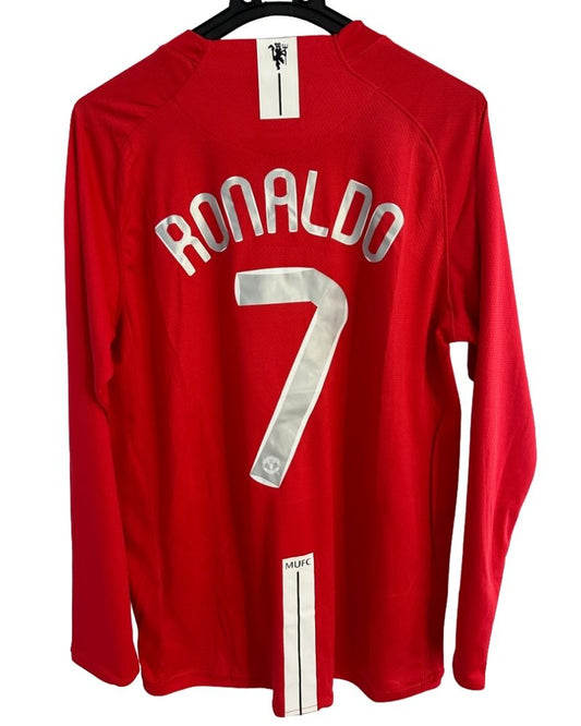 Koszulka Piłkarska Manchester United UCL Final 2008 Retro Dł Rękaw