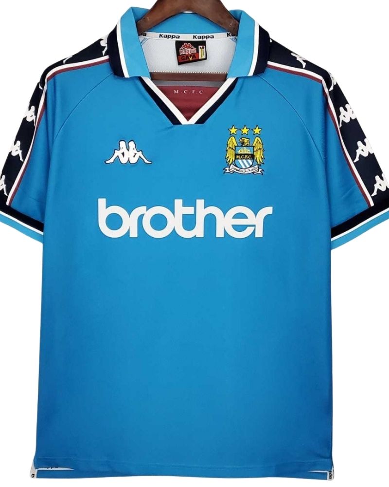 Koszulka Piłkarska Manchester City 1998/1999 Home Retro