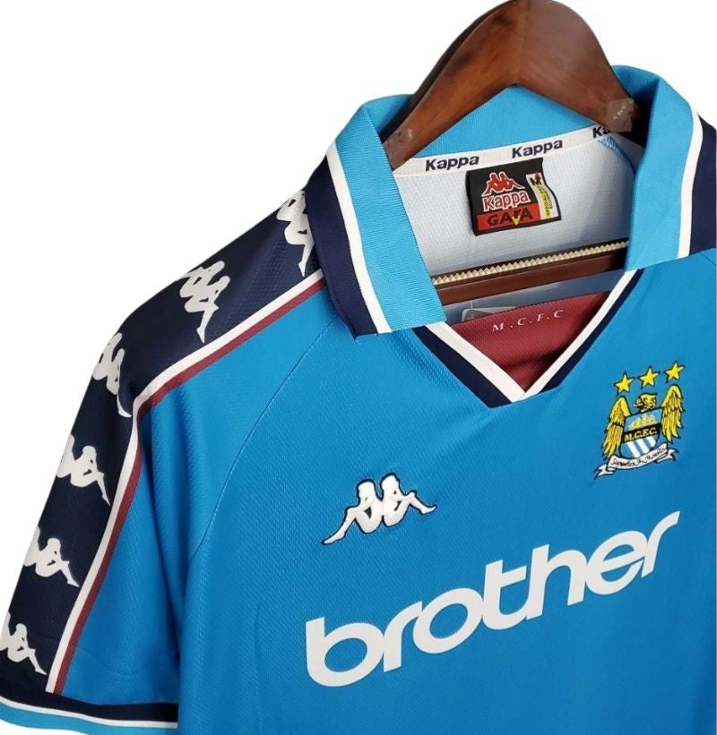 Koszulka Piłkarska Manchester City 1998/1999 Home Retro
