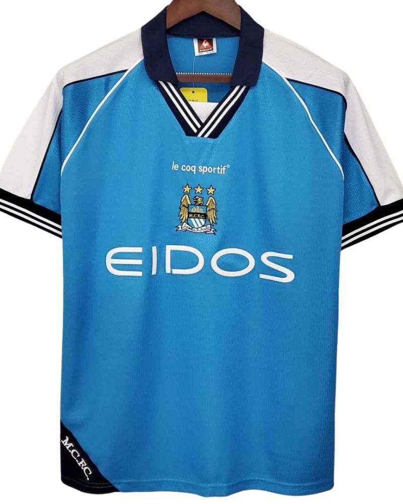 Koszulka Piłkarska Manchester City 1999/2001 Home Retro