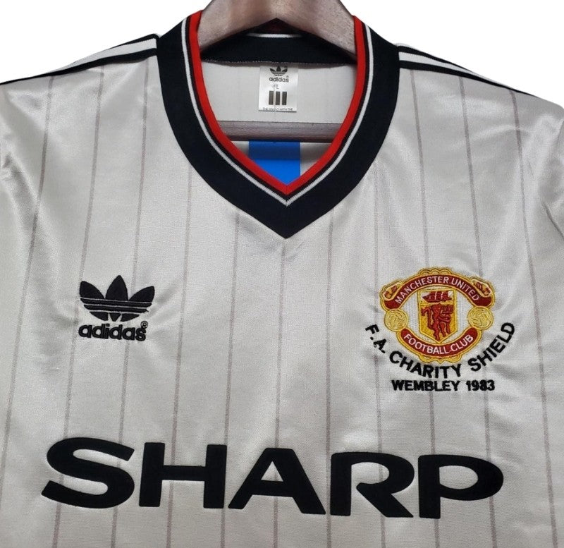 Koszulka Piłkarska Manchester United 1983/1984 FA CUP Final Away Retro