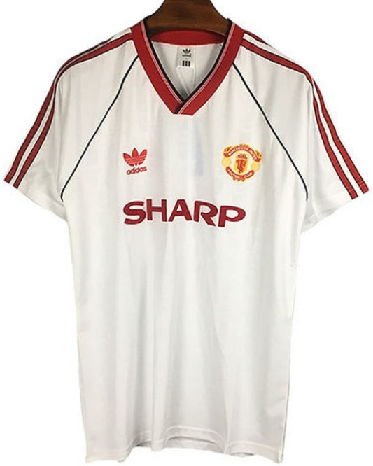Koszulka Piłkarska Manchester United 1989/1990 Away Retro