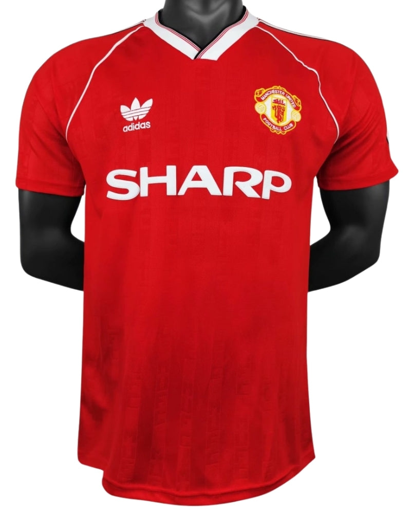 Koszulka Piłkarska Manchester United 1988/1989 Home Retro