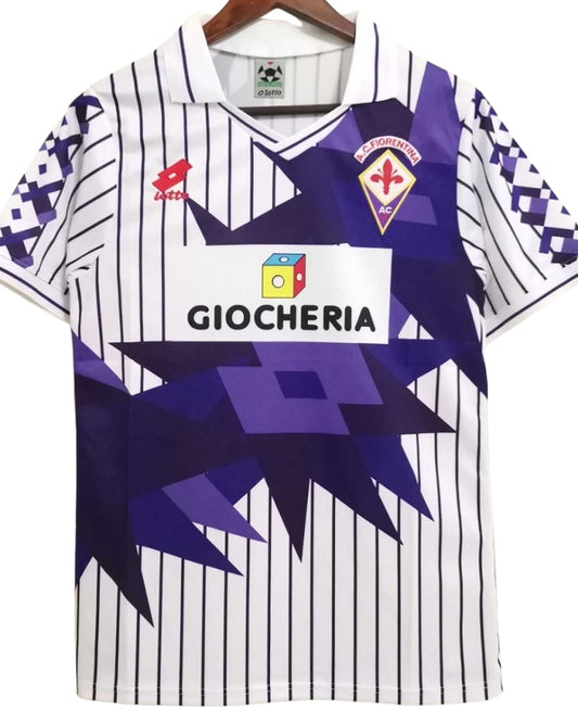 Koszulka Piłkarska AC Fiorentina 1991/1992 Away Retro