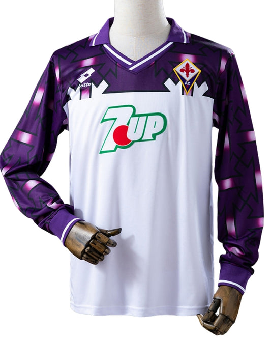 Koszulka Piłkarska AC Fiorentina 1992/1993 Away Retro Dł Rękaw