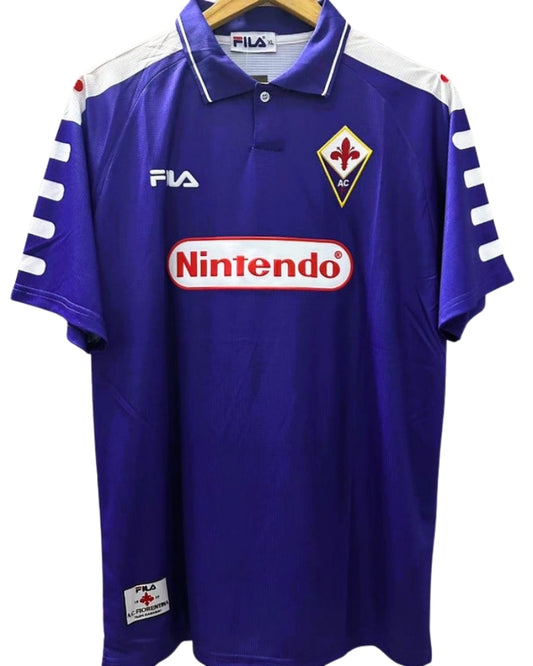 Koszulka Piłkarska AC Fiorentina 1998/1999 Home Retro