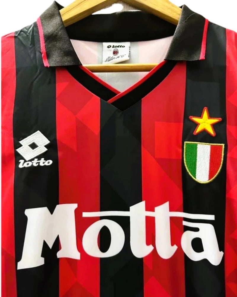 Koszulka Piłkarska AC Milan 1993/1994 Home Retro