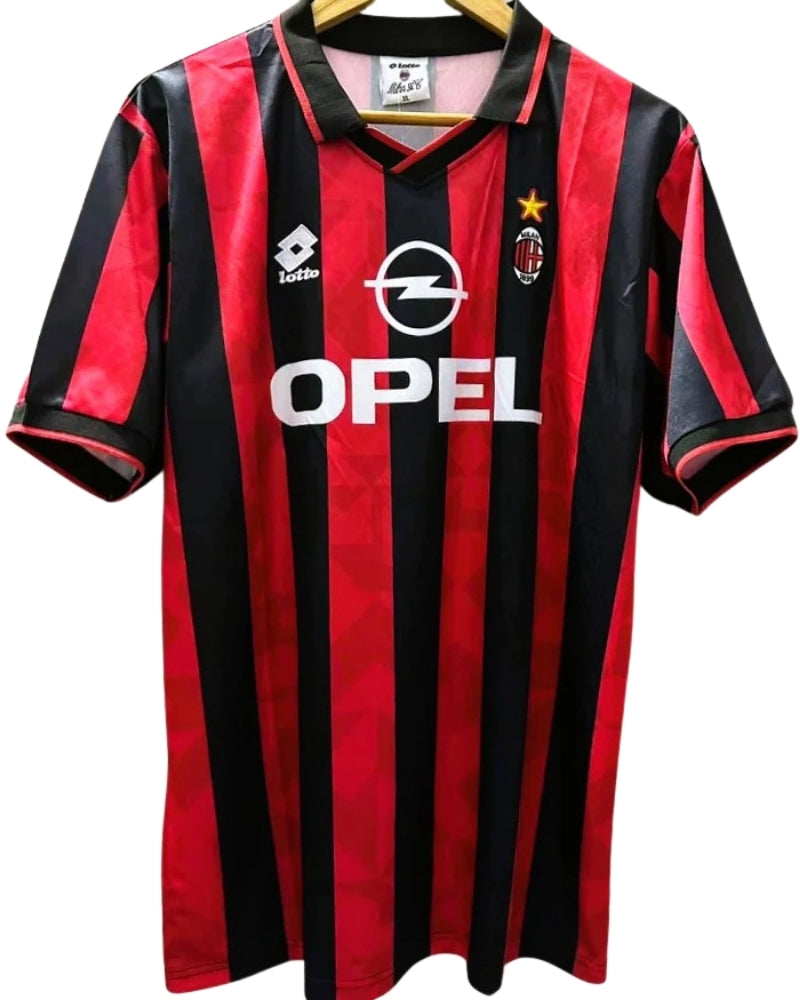 Koszulka Piłkarska AC Milan 1995/1996 Home Retro
