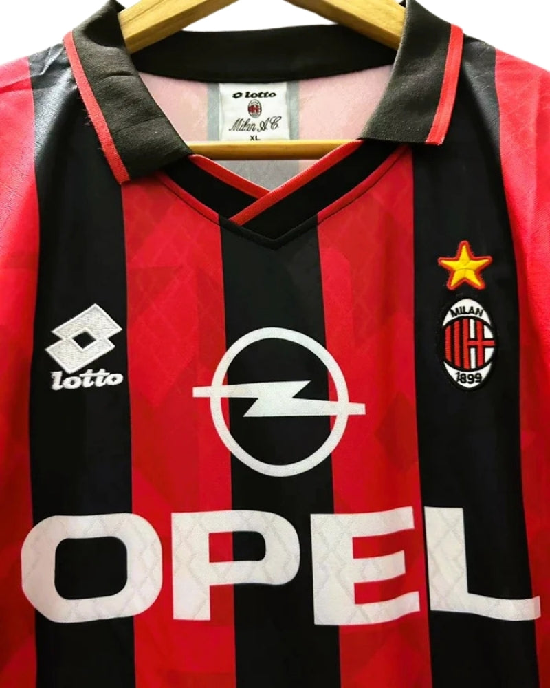 Koszulka Piłkarska AC Milan 1995/1996 Home Retro