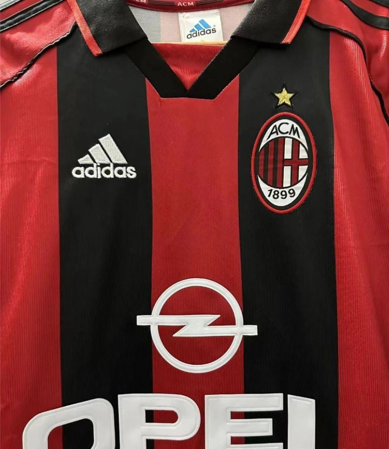 Koszulka Piłkarska AC Milan 1998/1999 Home Retro