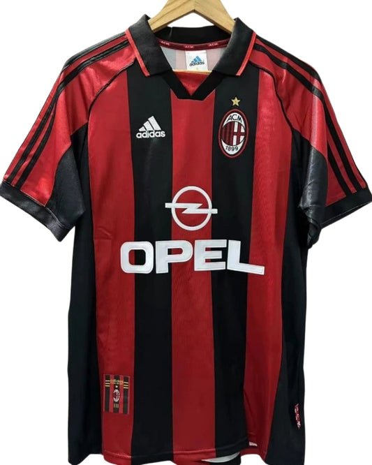 Koszulka Piłkarska AC Milan 1998/1999 Home Retro